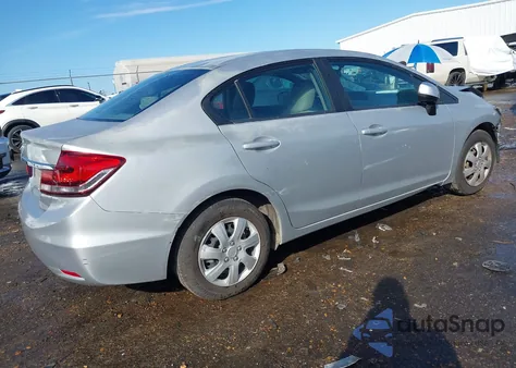 2013 Honda Civic Lx из США, поврежденный, VIN 2HGFB2F59DH528755